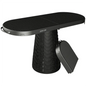 Green Lion 2-in-1 Foldable Table and Stool black