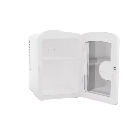 Green Lion GMF-65 4L mini fridge white, door open