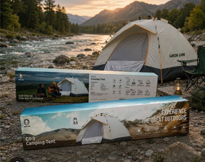 Green Lion GT-3 Camping Tent packaging