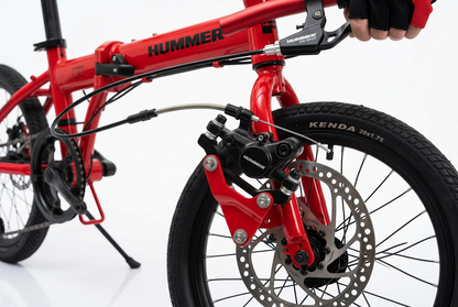 HUMMER Folding Bicycle 20-inch – Red