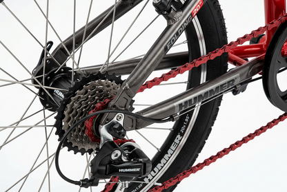 HUMMER Folding Bicycle 20-inch – Red
