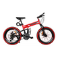 HUMMER red folding bicycle