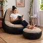 Inflatable sofa and ottoman set