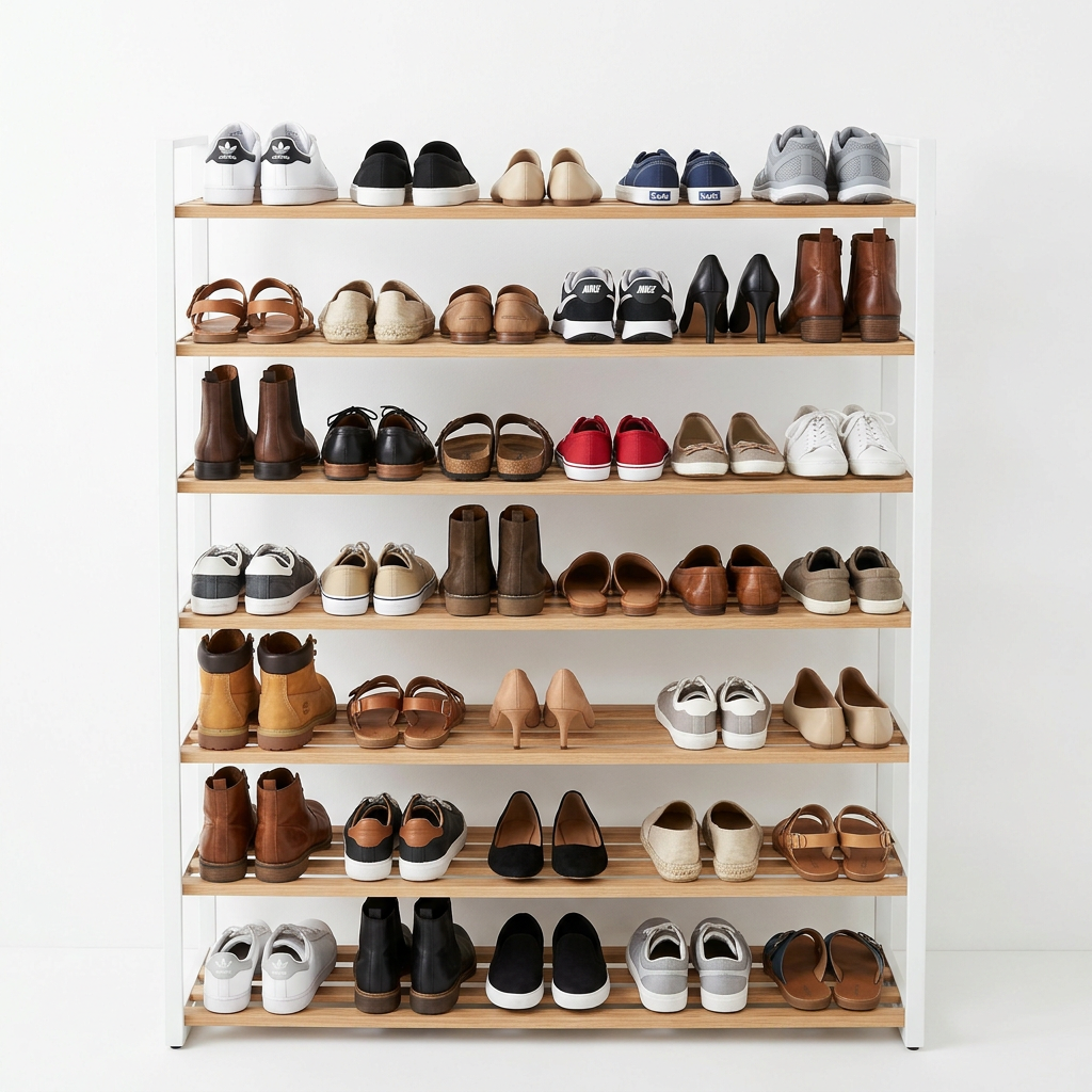 Multi-Tier Shoe Rack Organizer