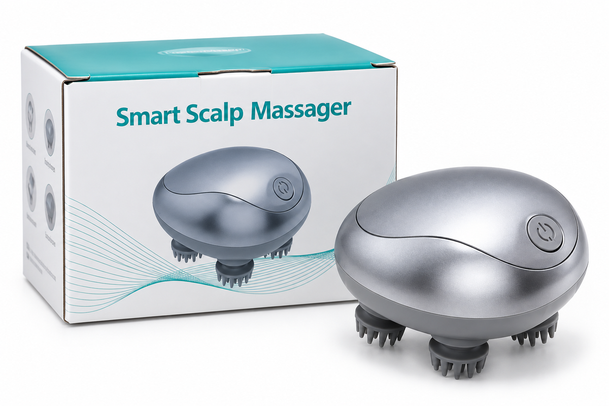 Smart Scalp Massager – Electric Head & Scalp Massage Brush
