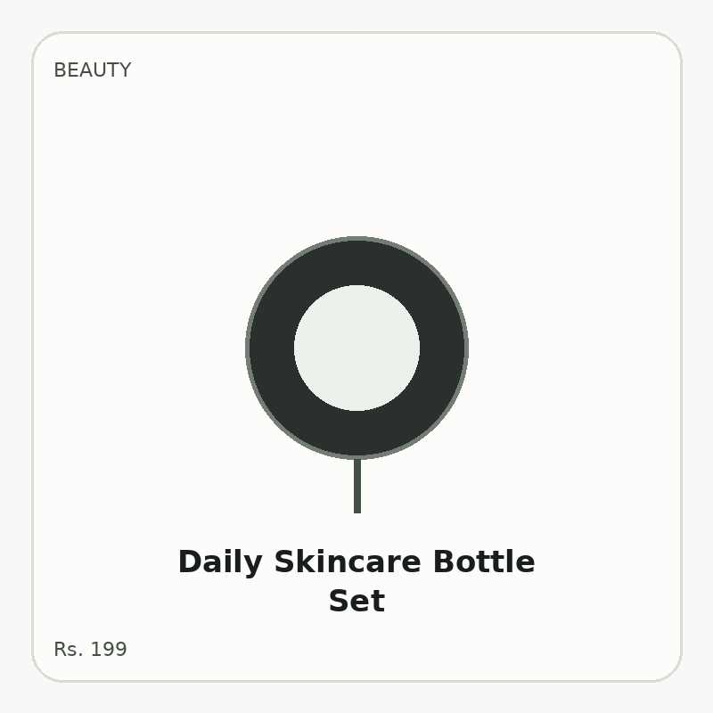 Daily Skincare Bottle Set