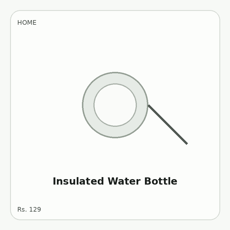 Insulated Water Bottle